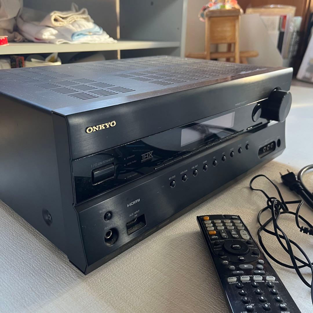 ONKYO AVアンプ TX-SA608 リモコン・電源コード付 動作確認済
