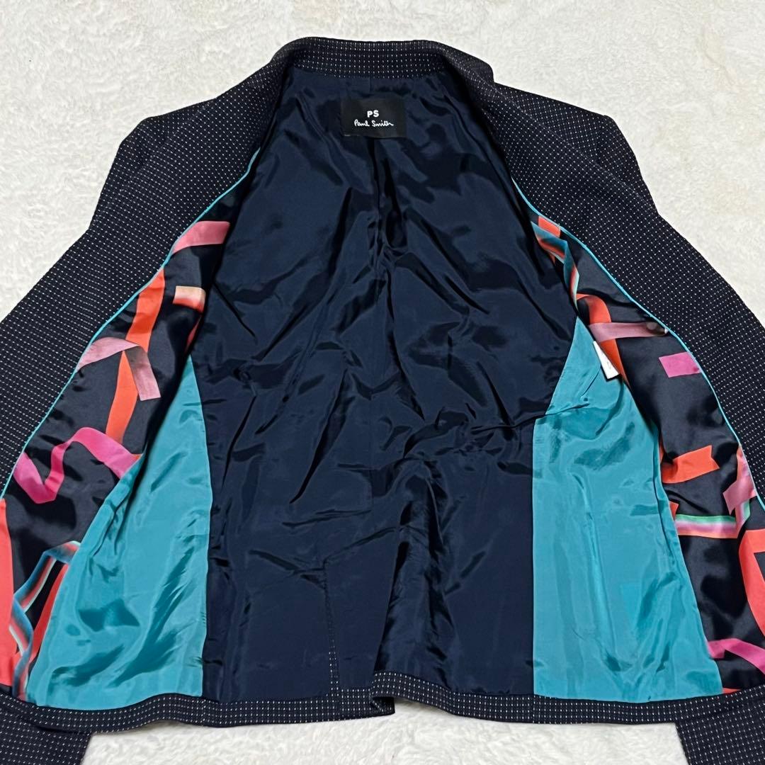 美品/現行　PS Paul Smith セットアップ　パンツスーツ ネイビー　L