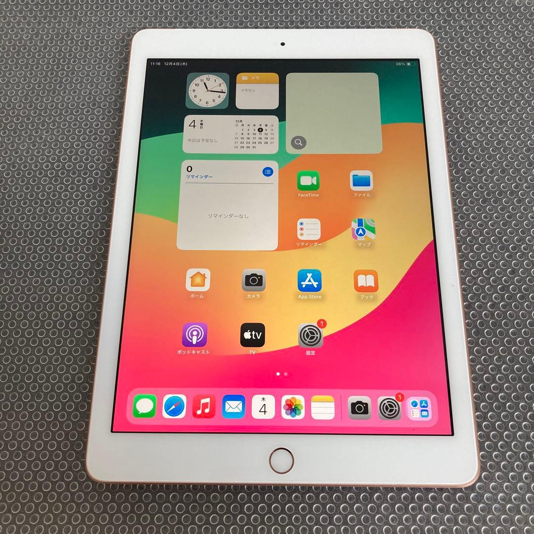 3649 電池最良好☆比較的美品☆iPad6 第6世代 32GB SIMフリー☆