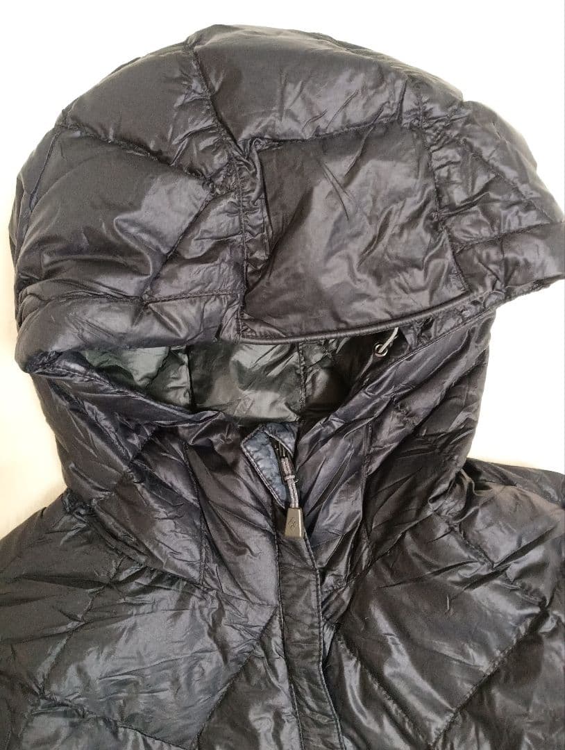 美品　montbell　スペリオダウントラベルコート　ブラック　黒　レディースL