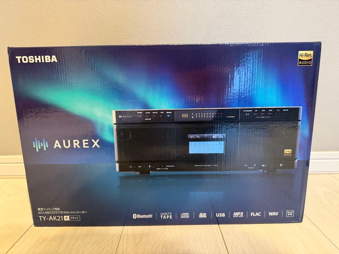 AUREX TY-AK21 ラジカセ　TOSHIBA