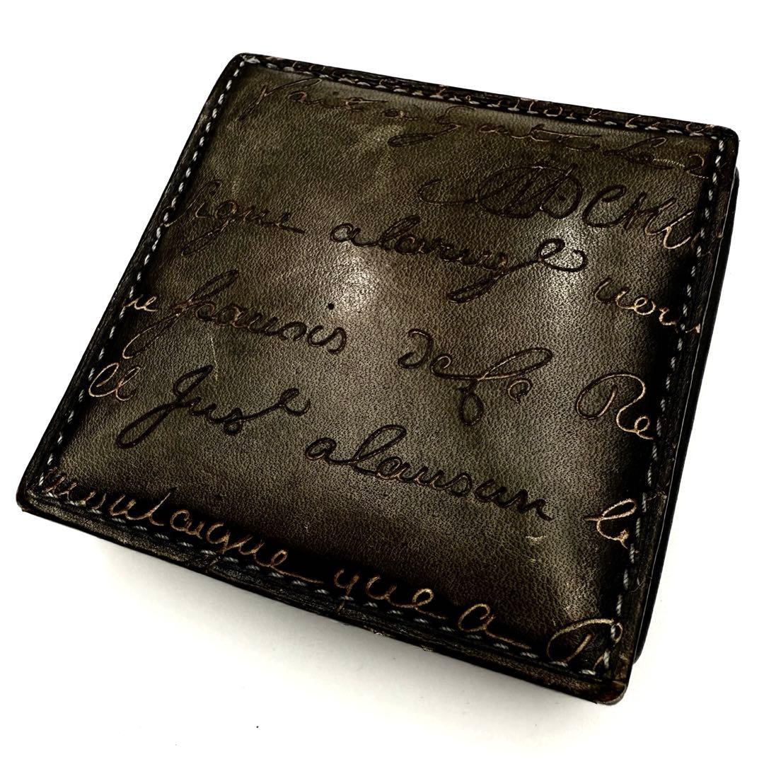 ベルルッティ カヤ ケース カリグラフィ レザー 二つ折り