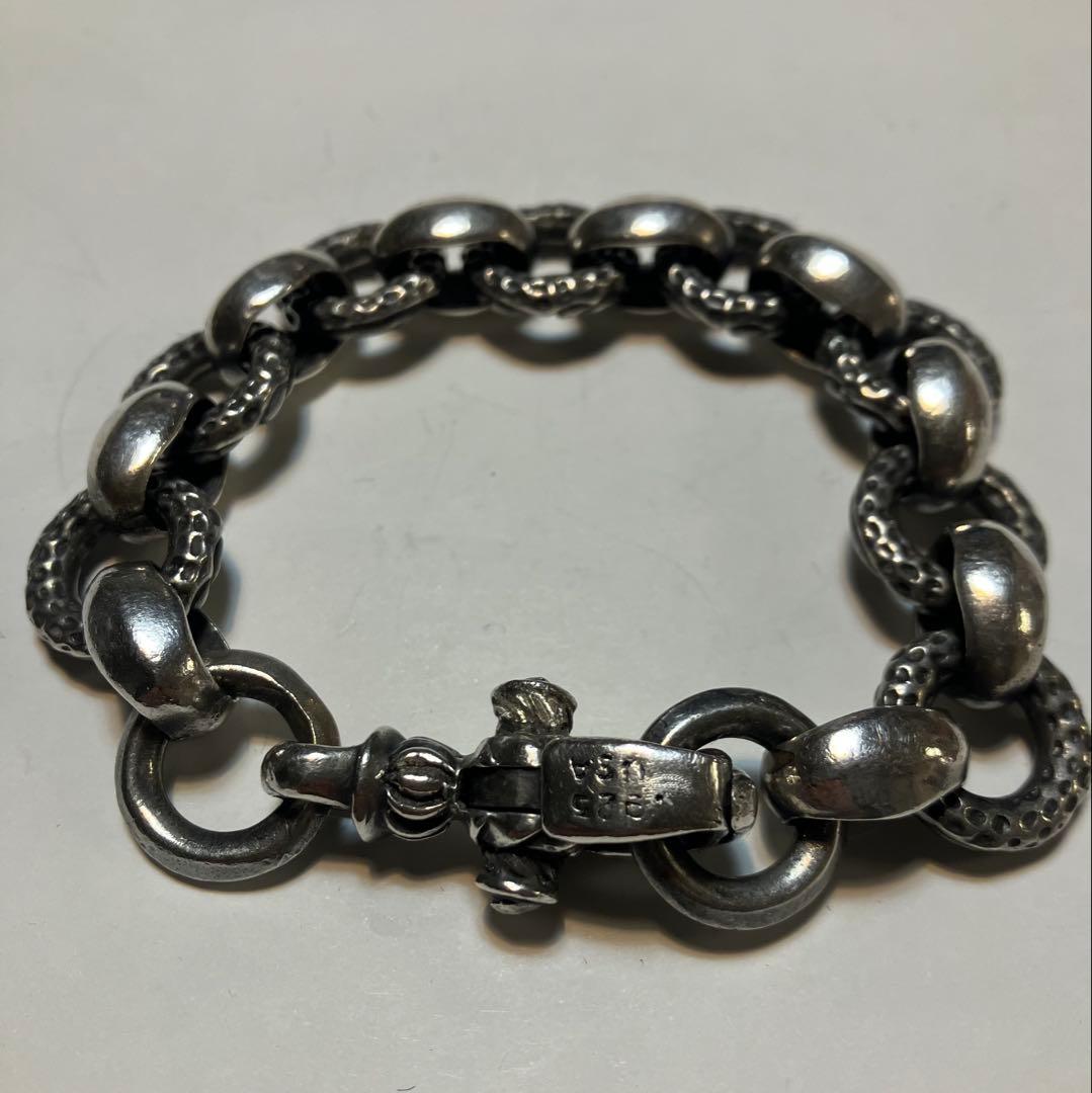 レナードカムフォート　ヘロンブレスレット　レプリカ品　重量93g 約23cm