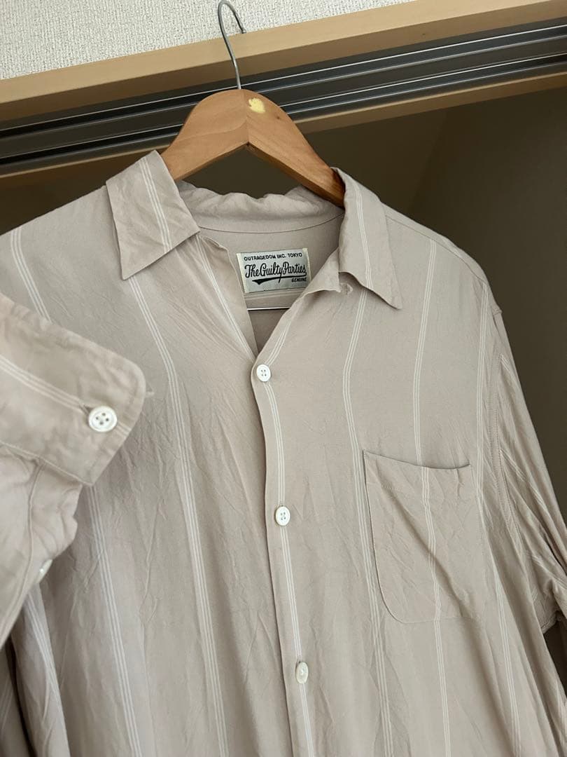 WACKOMARIA オープンカラーシャツ 長袖