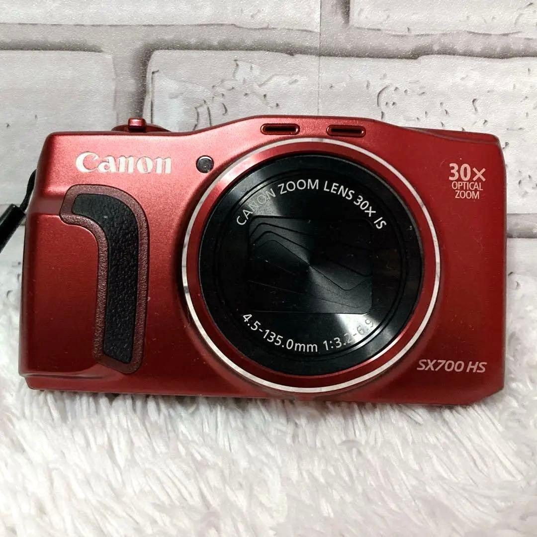 【極美品】 Canon SX700 HS デジタルカメラ デジカメ 赤