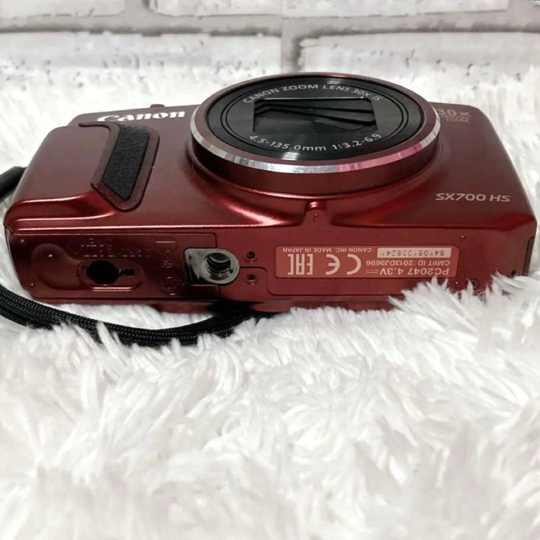 【極美品】 Canon SX700 HS デジタルカメラ デジカメ 赤