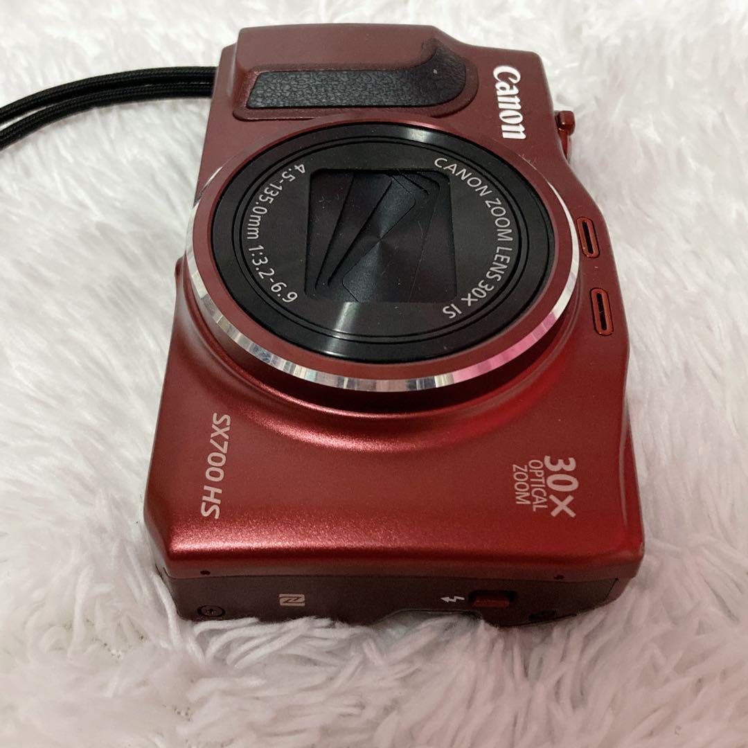 【極美品】 Canon SX700 HS デジタルカメラ デジカメ 赤