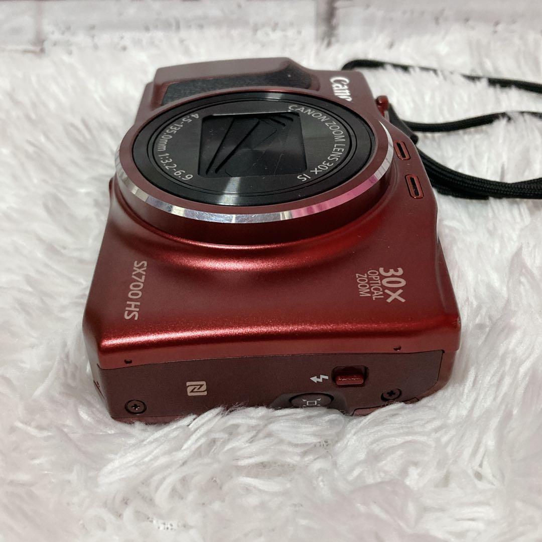 【極美品】 Canon SX700 HS デジタルカメラ デジカメ 赤
