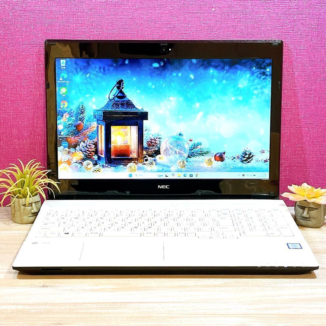 【美品】Win11✨Corei7✨すぐ使えるノートパソコン✨カメラ付き✨NEC