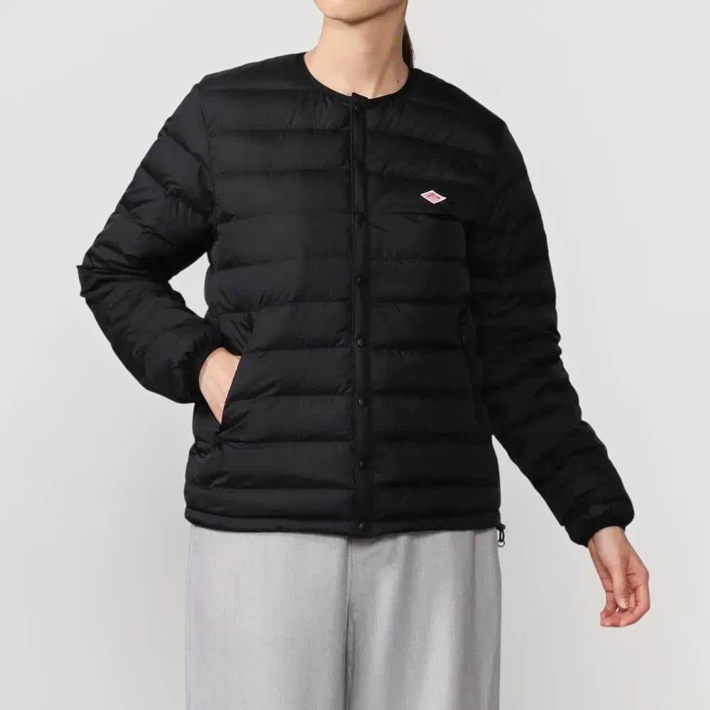 [DANTON/ダントン] ナイロンタフタ ノーカラーインナーダウンジャケット