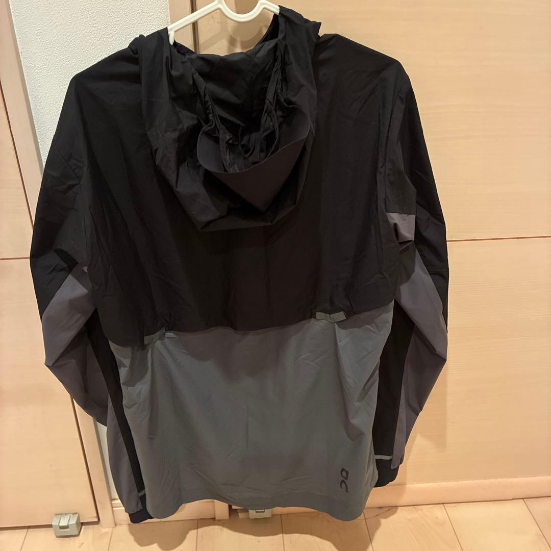 on ウェザージャケット　ブラック/グレー