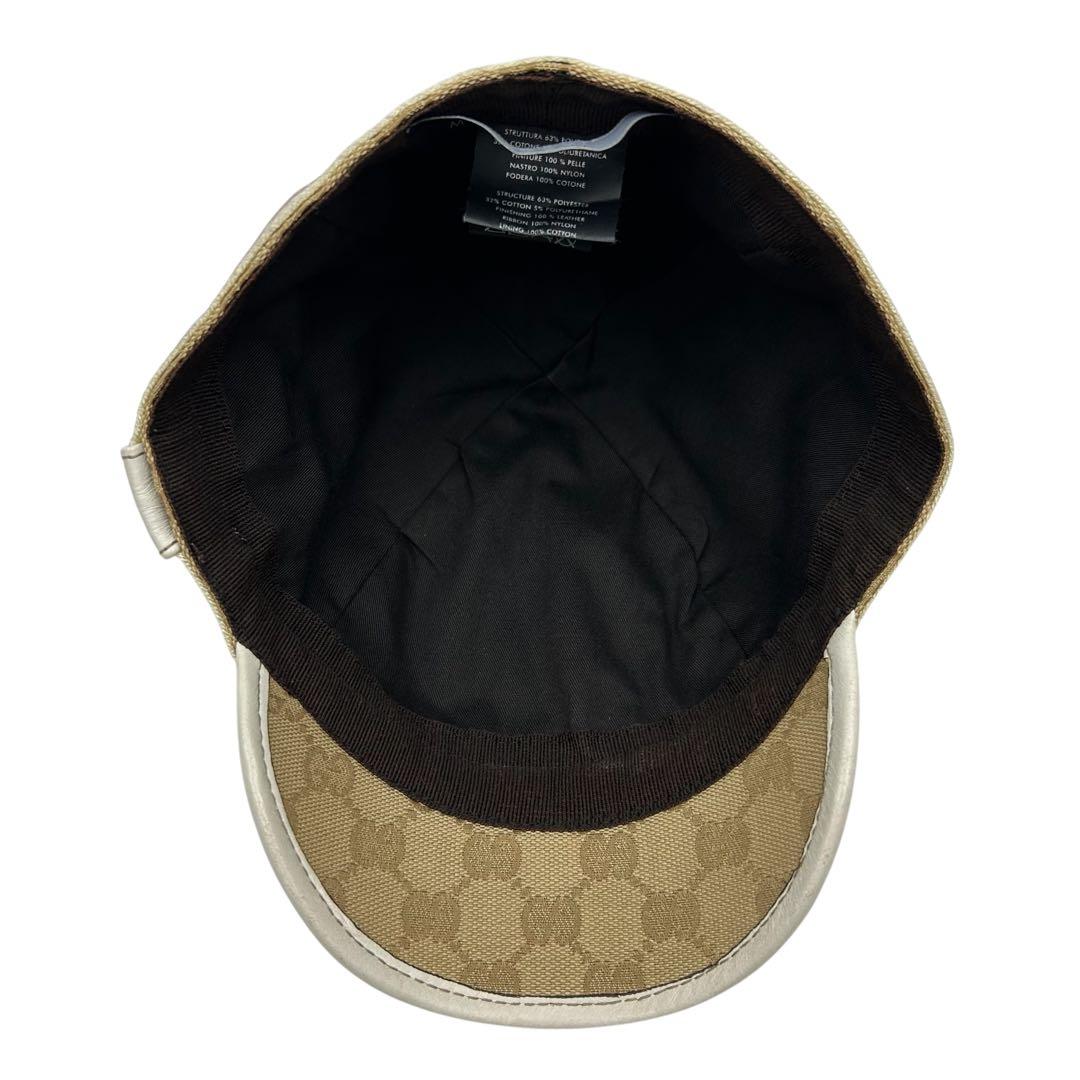 GUCCI グッチ ベースボールキャップ GG シェリーライン Mサイズ