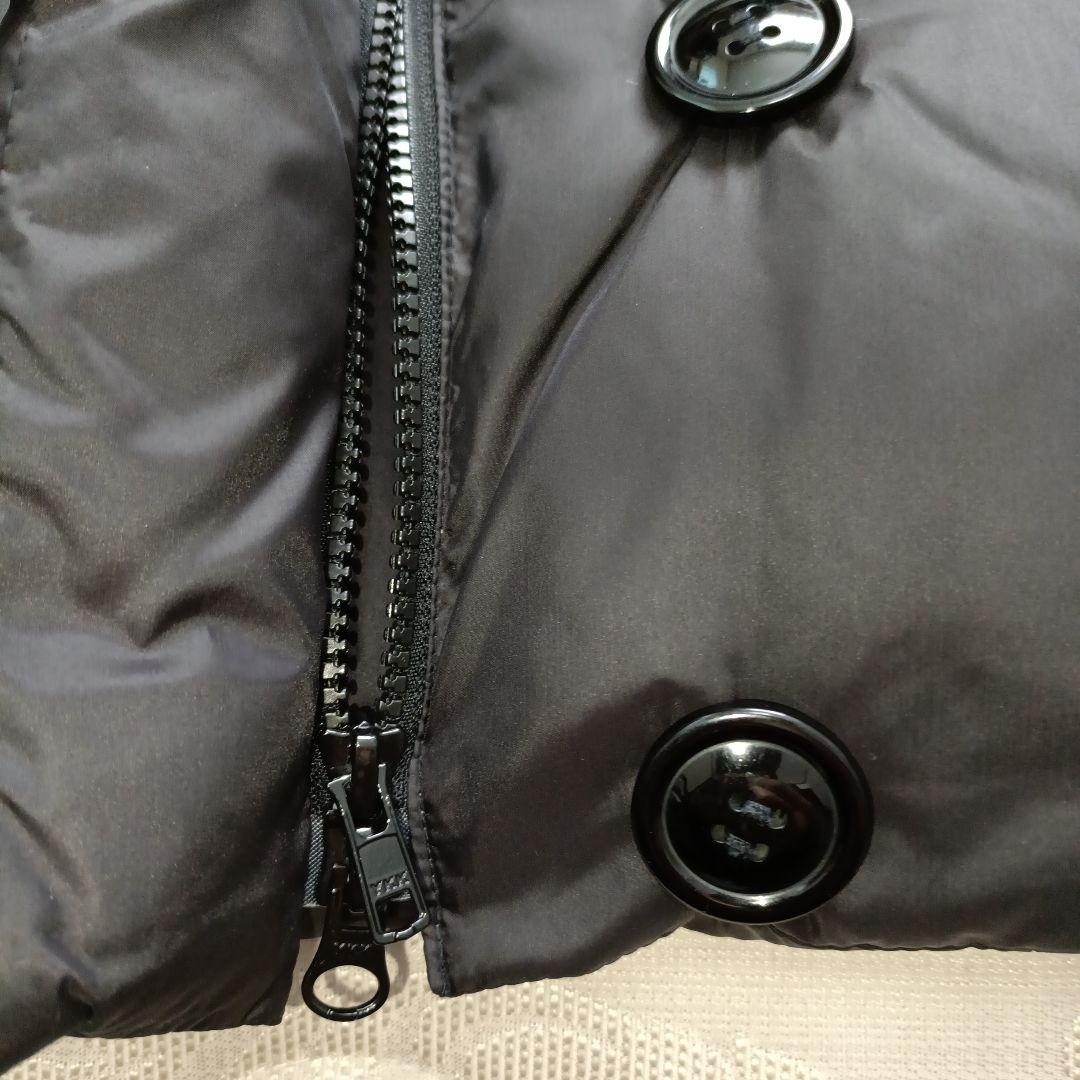 American ragcie黒ダウン ホワイトグース ダウンジャケット 女優襟