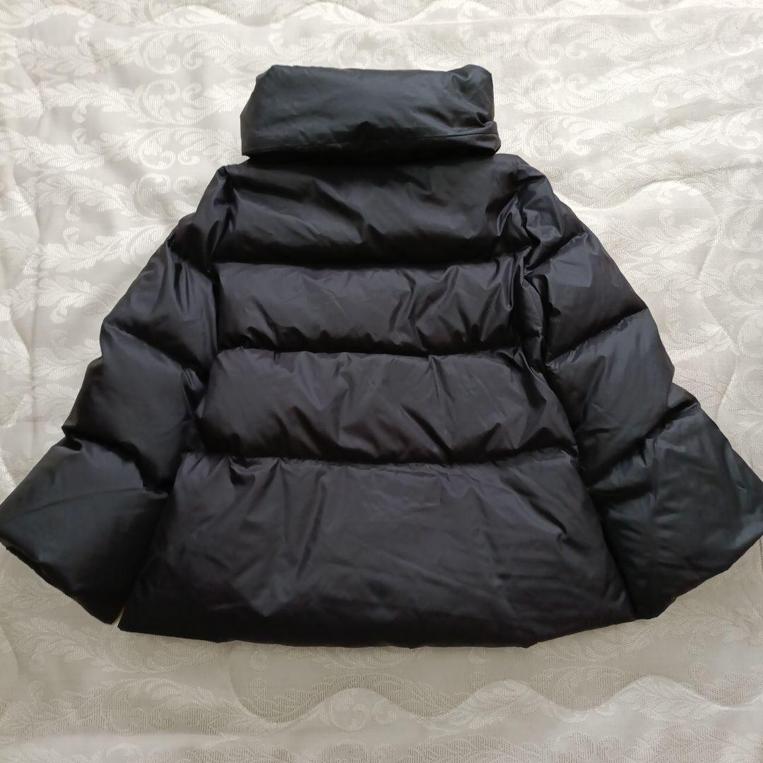 American ragcie黒ダウン ホワイトグース ダウンジャケット 女優襟