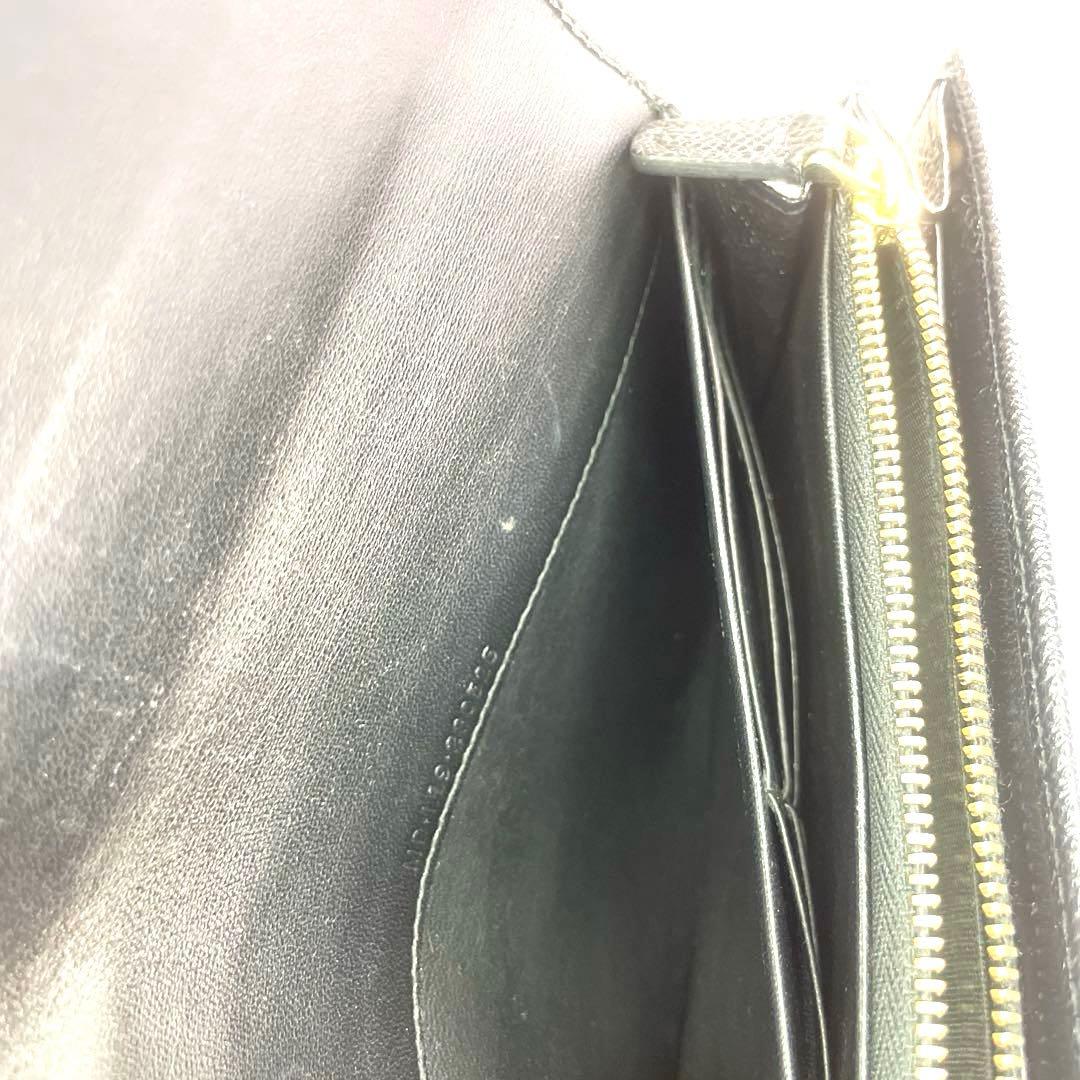 ブルガリ レザー　長財布 ゴールド金具 ビーセロワン　BVLGARI