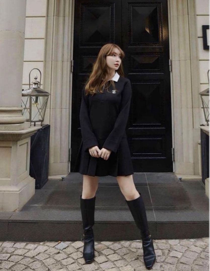 Herlipto♡Polo Pleated Mini Dress M