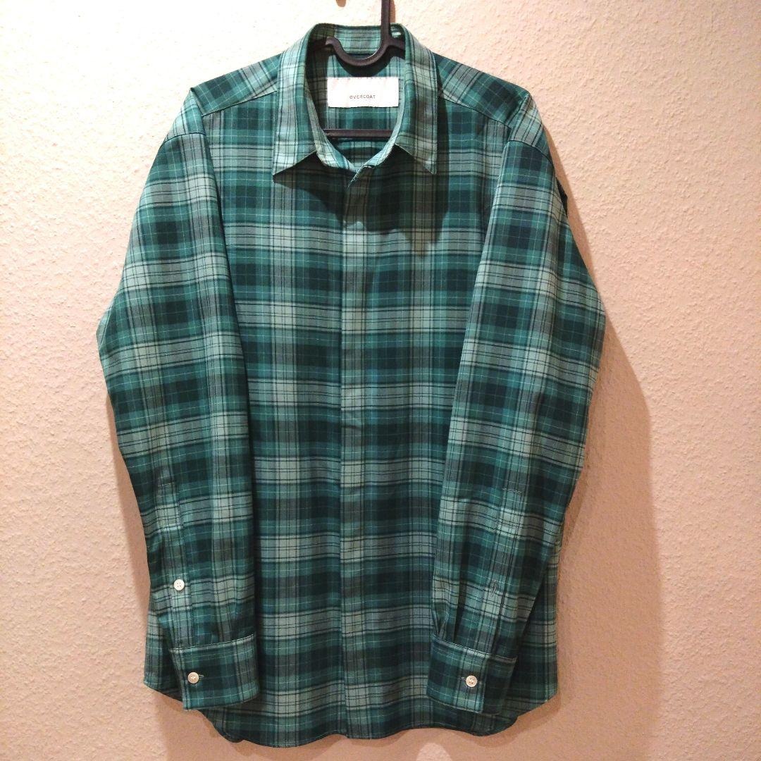 overcoat ウールシャツ　チェック　1