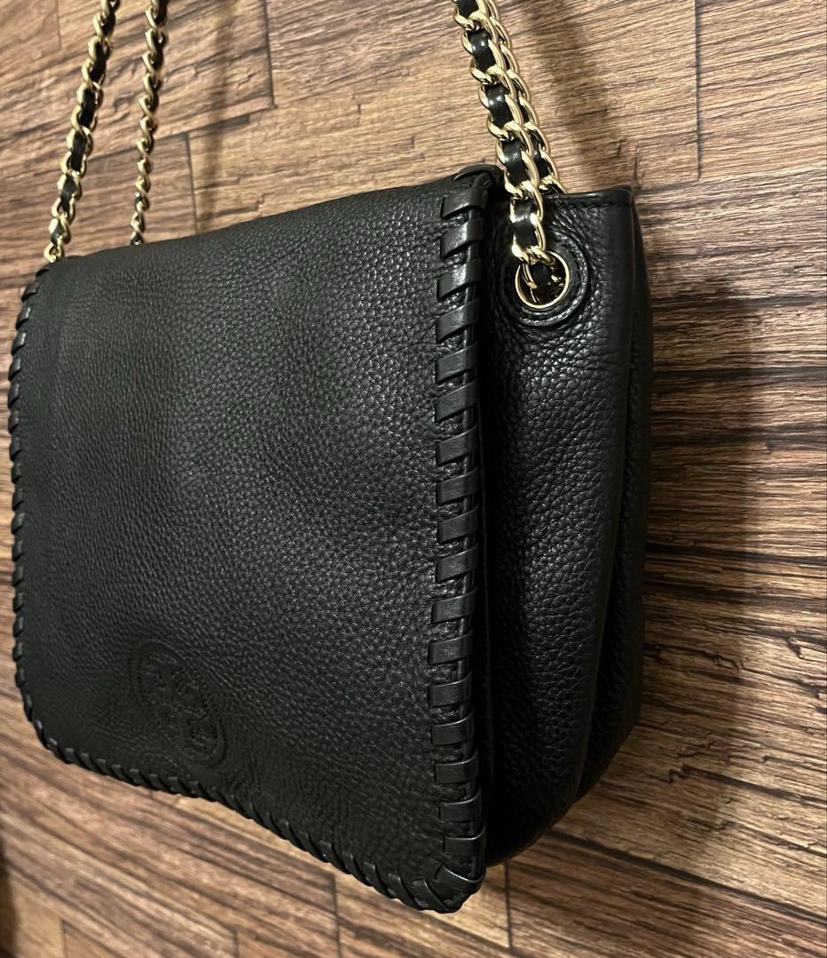 美品 トリーバーチ チェーン ショルダーバッグ 斜め掛け レザー 2way