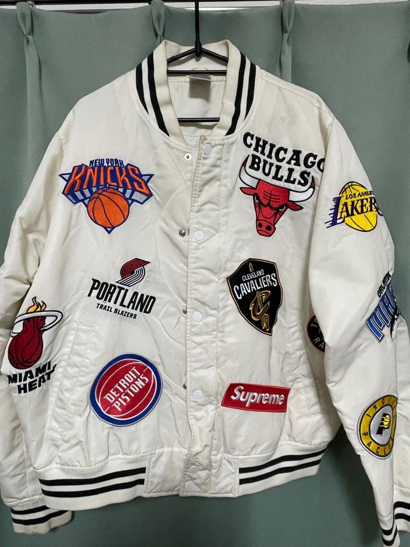 Supreme Nike NBA Warm-UpJacketホワイトMサイズ