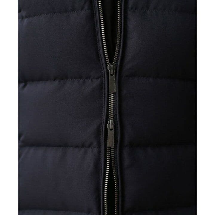 【nano・universe】西川ダウンコート ネイビー ファー取り外し可能