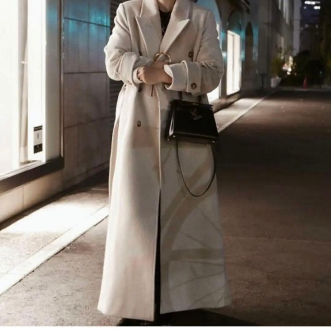 etre tokyo ウールコート サイドスリットロングチェスターコート