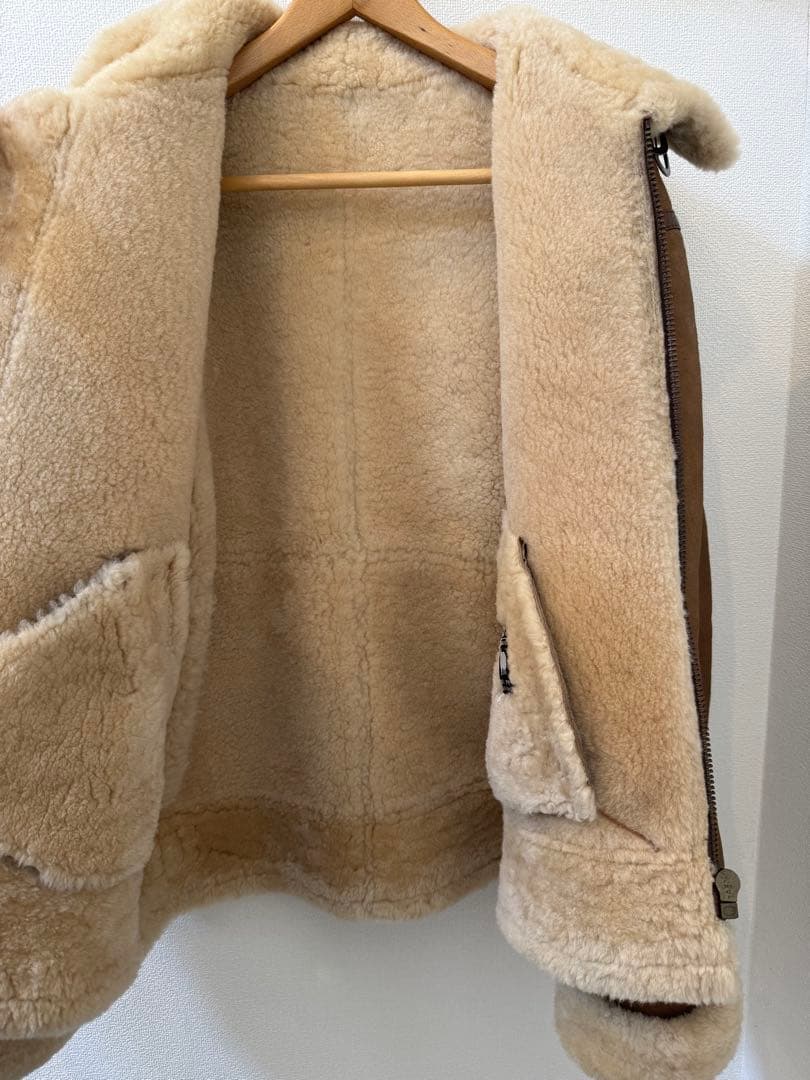 ムートンジャケット　本革　ムートン