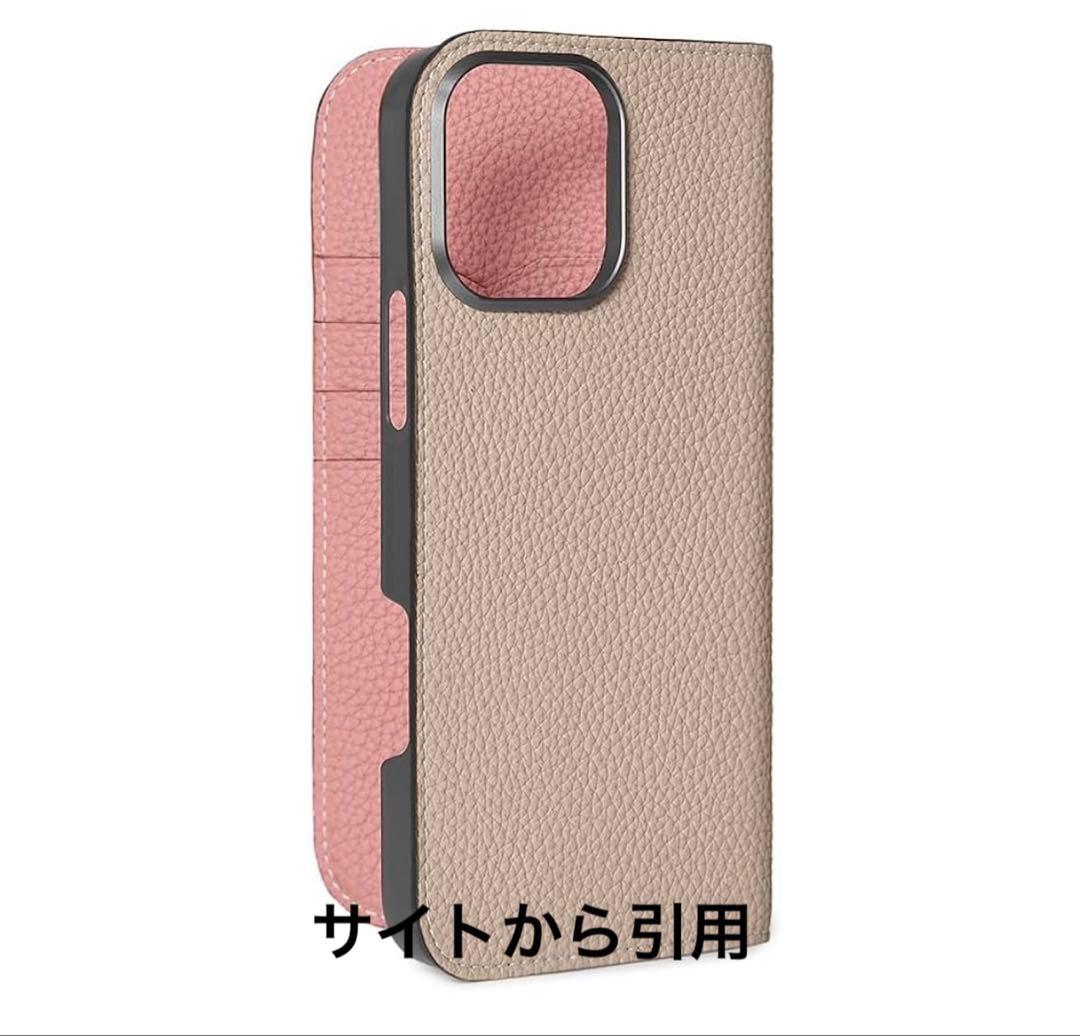 BONAVENTURA iPhone16Pro Maxケース シュリンクレザー