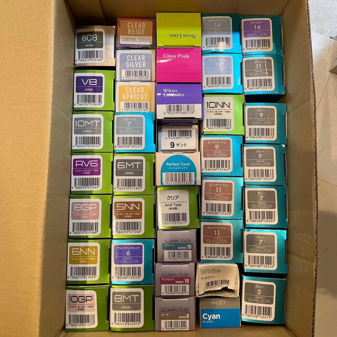 ヘアカラー剤セット フィヨーレ、アジアンカラー、あイルミナ、トイロクション