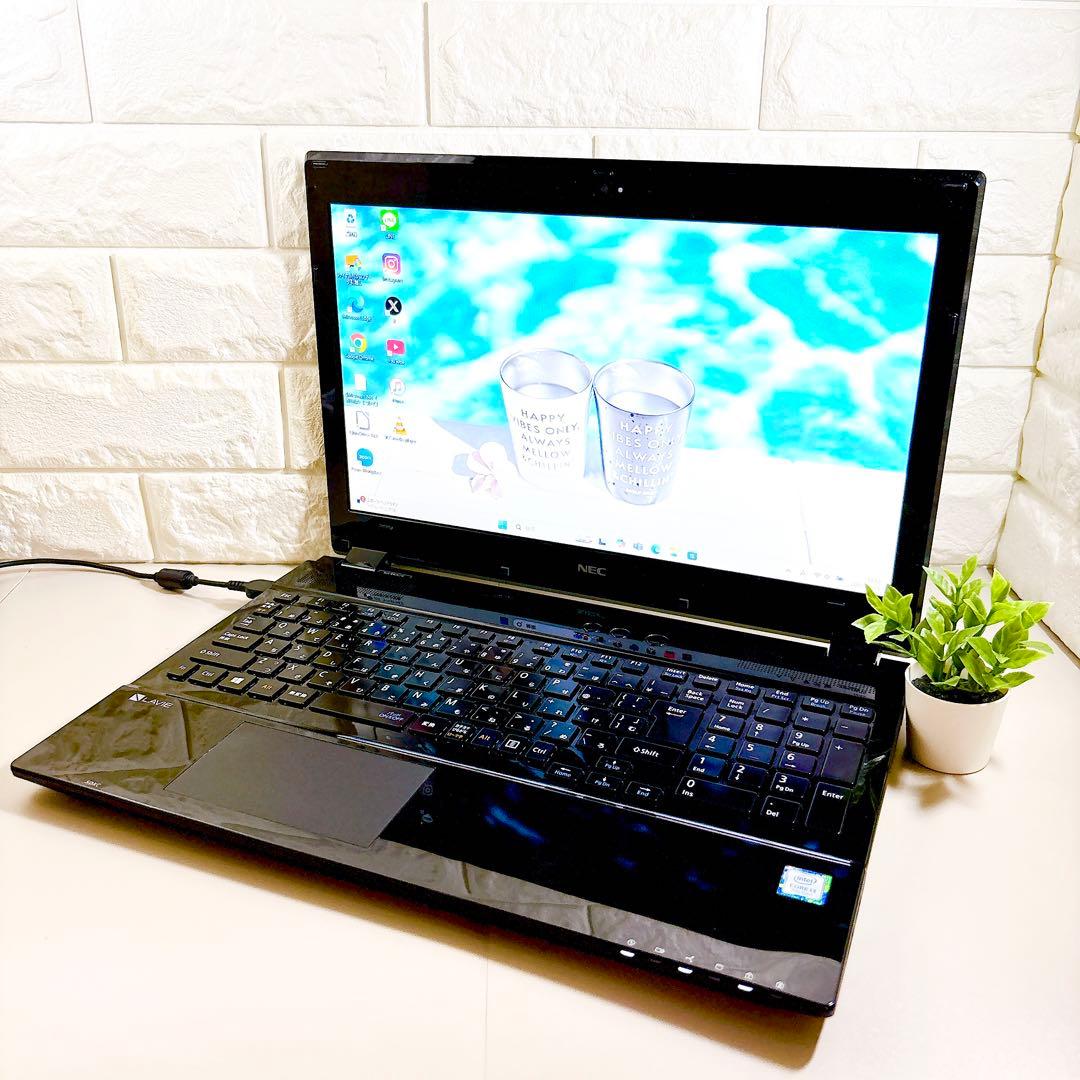 SSDで快適に使える✨メモリ8GB カメラ付き 第７世代 ノートパソコン NEC