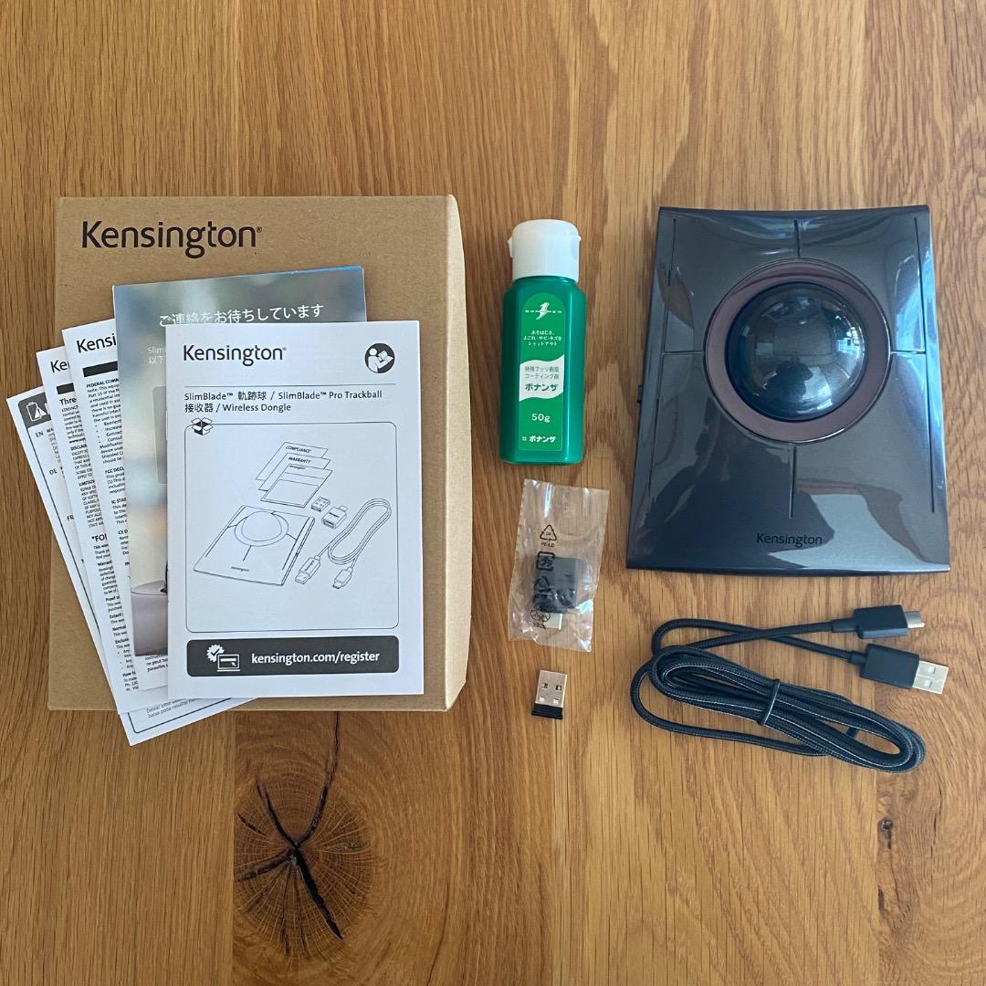 【美品】Kensington SlimBlade Pro トラックボール マウス