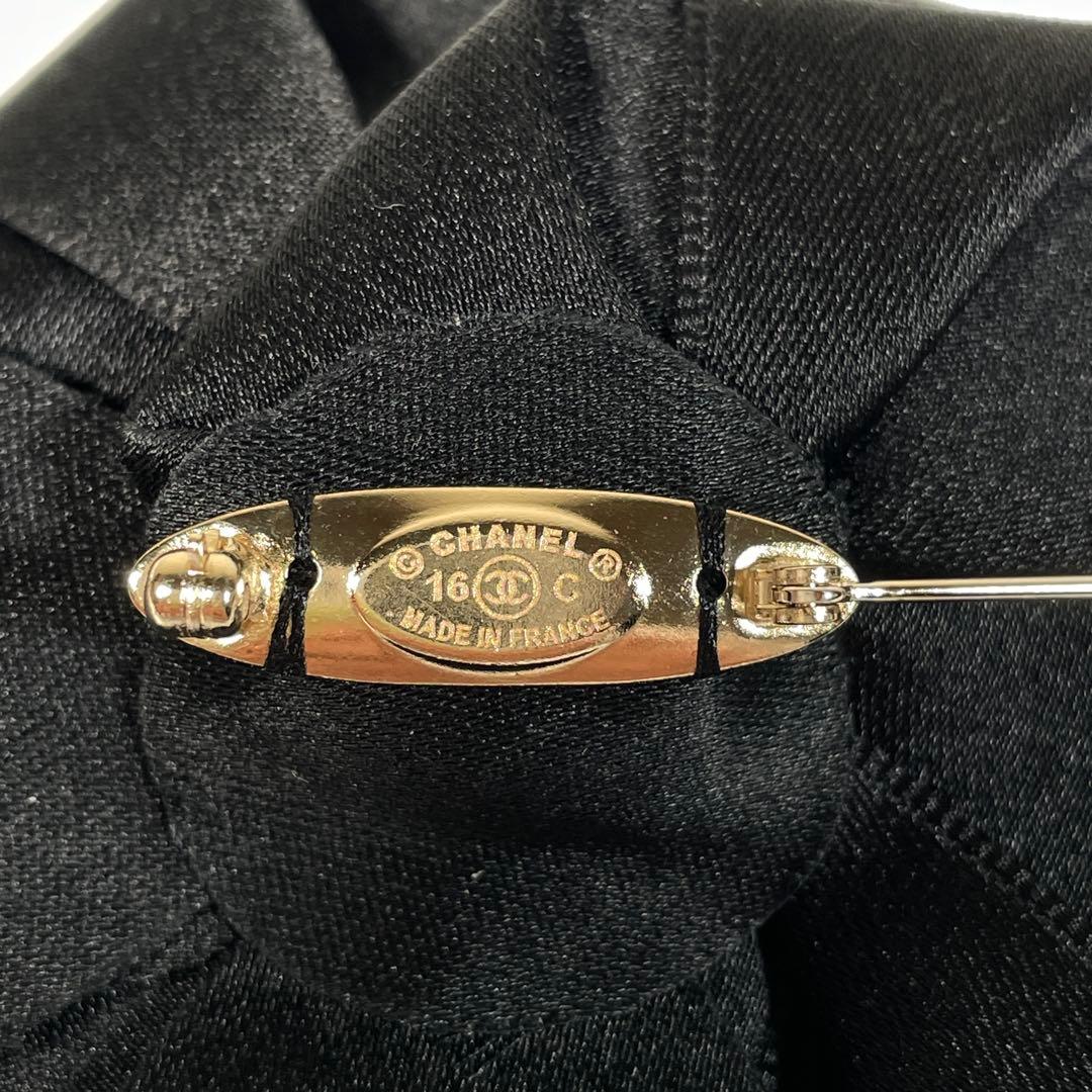 極美品✨シャネル 16C ココマーク カメリア 花モチーフ コサージュ ブローチ