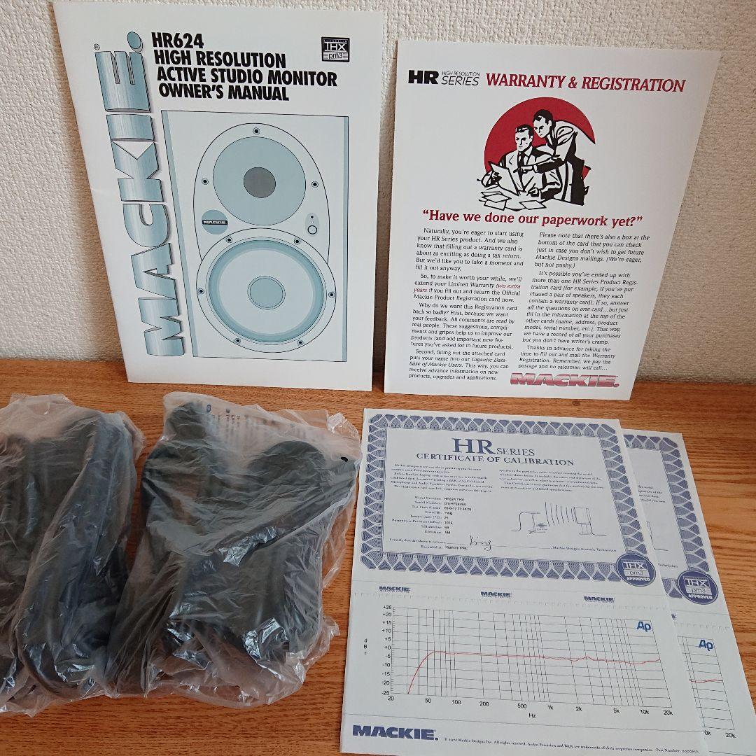 MACKIE. HR624 MK1 アクティブスタジオモニタースピーカー ペア