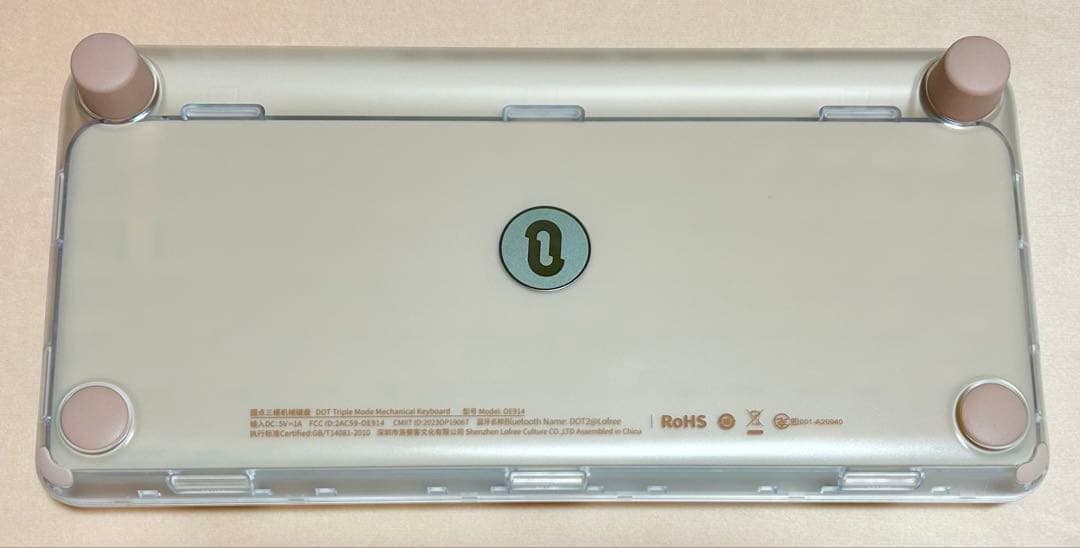 LOFREE DOT Foundation メカニカルキーボード ピンク