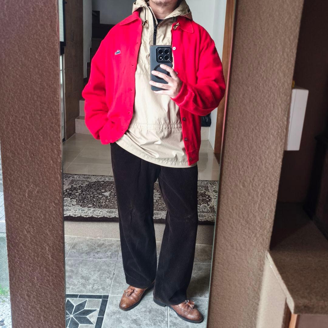 USA製 WOOL RICH　ウールリッチ　アノラックパーカー　ベージュ　M