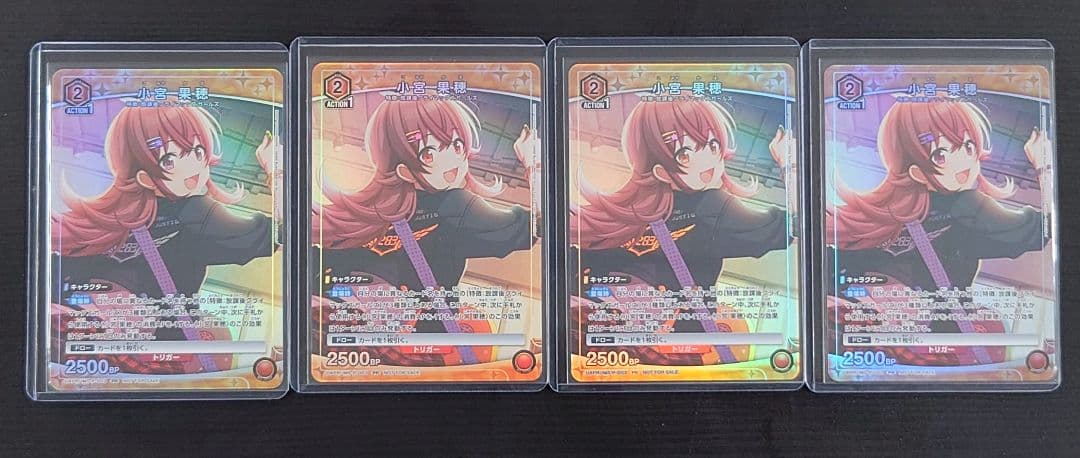 小宮果穂 ユニオンアリーナ プロモ 4枚セット ユニチケ