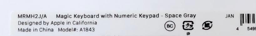 極上優良品｜スペースグレイ｜APPLE MAGIC KEYBOARD｜JIS配列