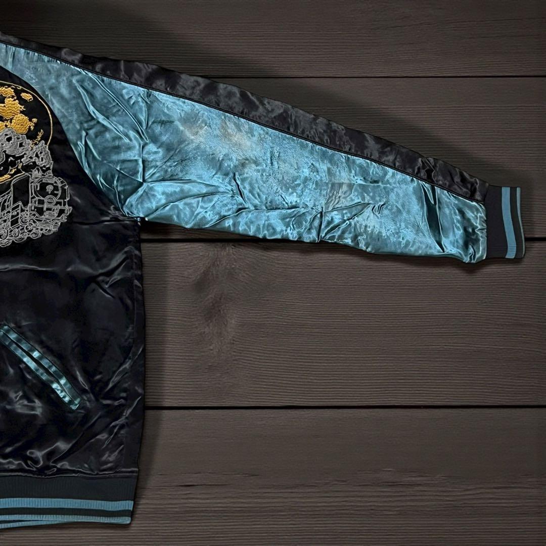 銀河鉄道999 メーテル　刺繍 リバーシブル　スカジャン 希少完売品 絡繰魂