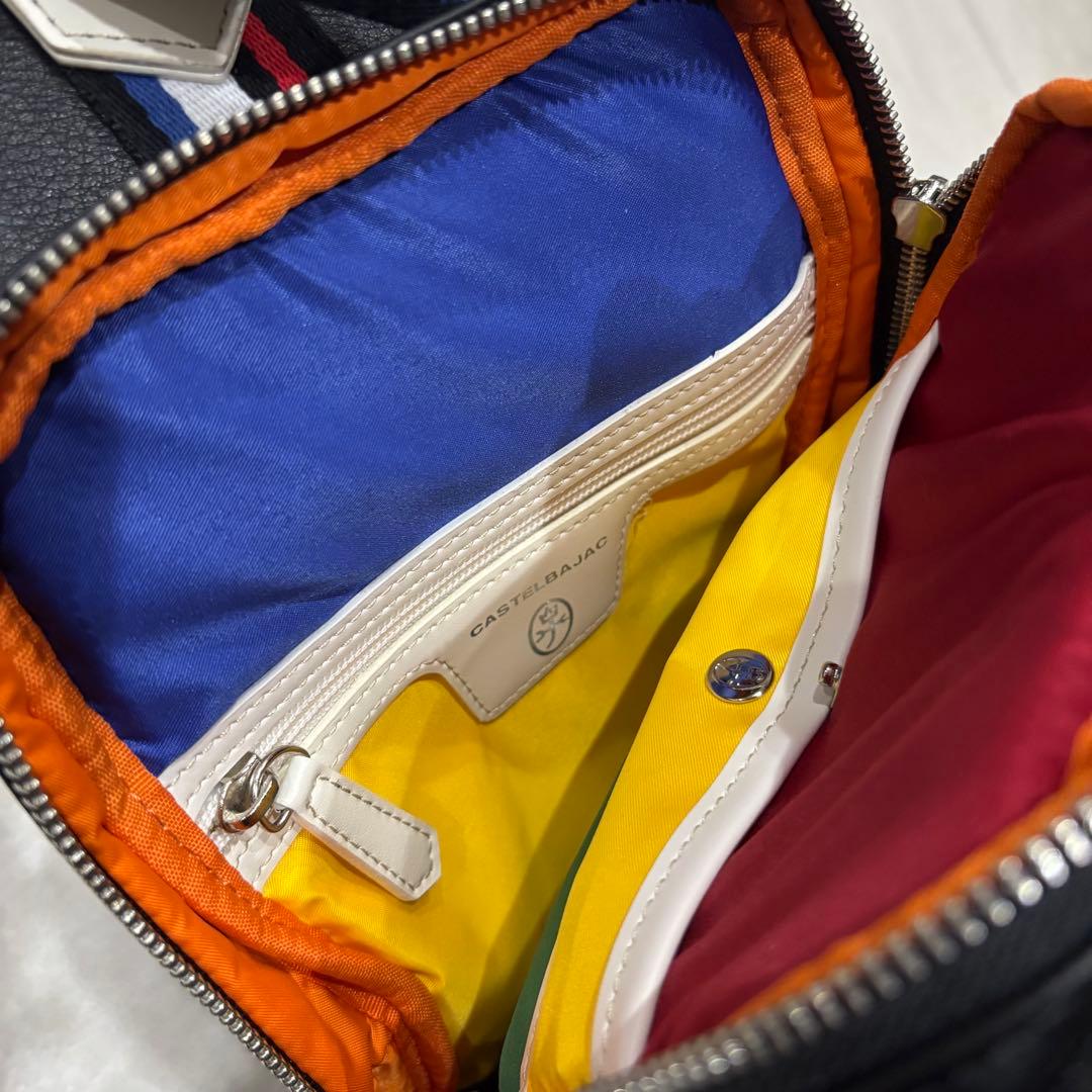 【未使用級】CASTELBAJAC ボディバッグ　ショルダーバッグ　ブラック