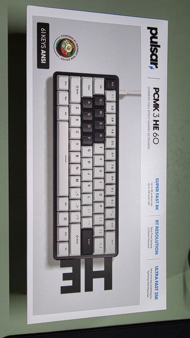 Pulsar PCMK3 HE 60 RGBキーボード