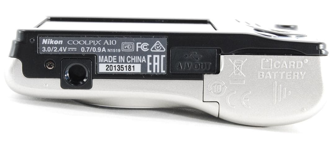 【美品/動作確認済】Nikon CoolPix A10 SDカード付き 30