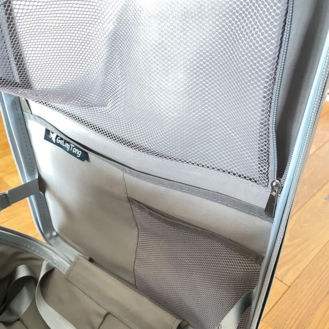 子供用　乗れるスーツケース　キッズ キャリーケース 40L大容量 ブルー