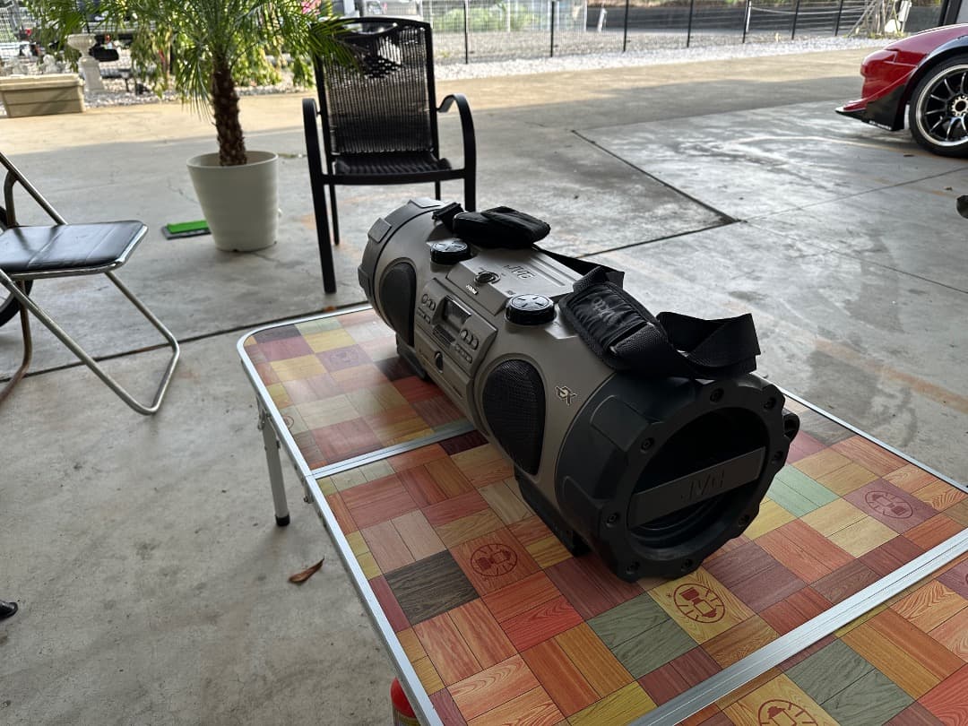 JVC ドラムカン　ラジカセ