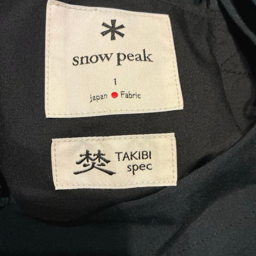 【美品】スノーピーク　TAKIBI Weather Cloth Dress