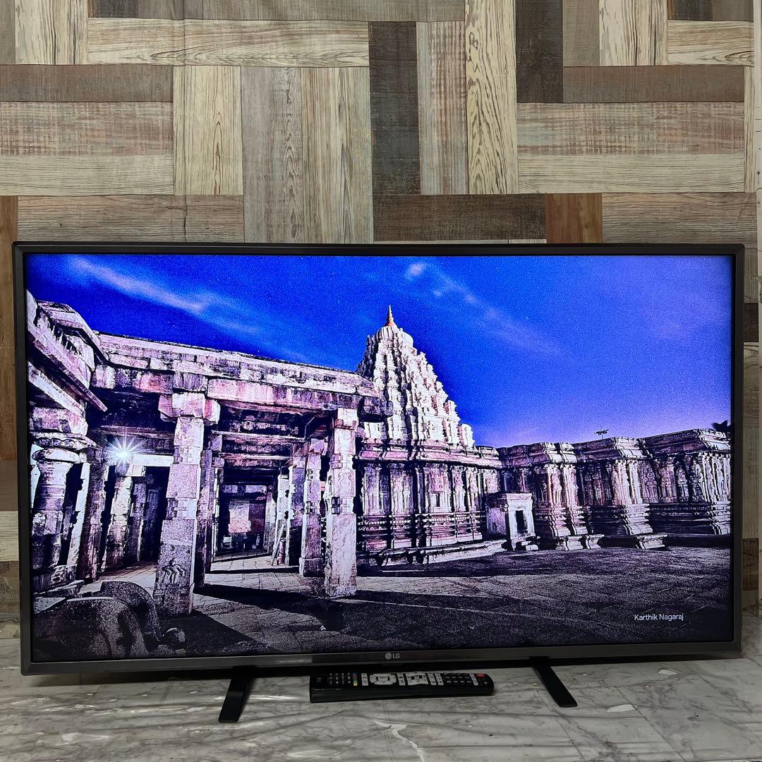 全国送料込❣️LG 43型4K液晶テレビネット動画多数視聴可能