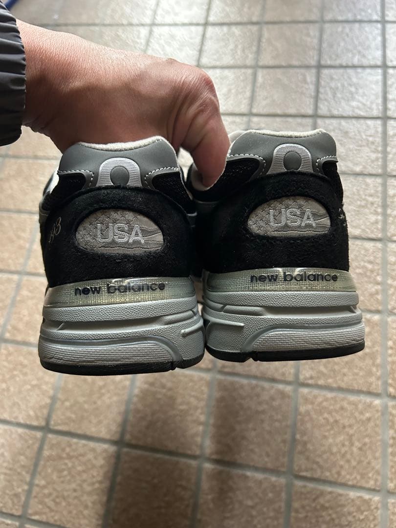 New Balance 993 ブラック/グレー