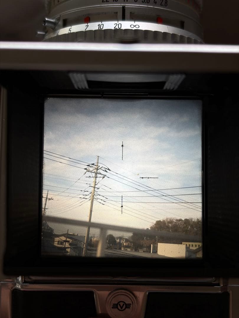 ハッセルブラッド500C/M + 希少な白鏡胴T*80mm Cレンズ