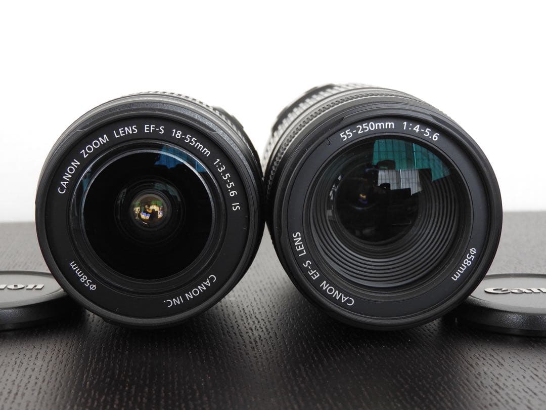 Canon EOS Kiss X7 18-55 55-250 キャノン 一眼レフ