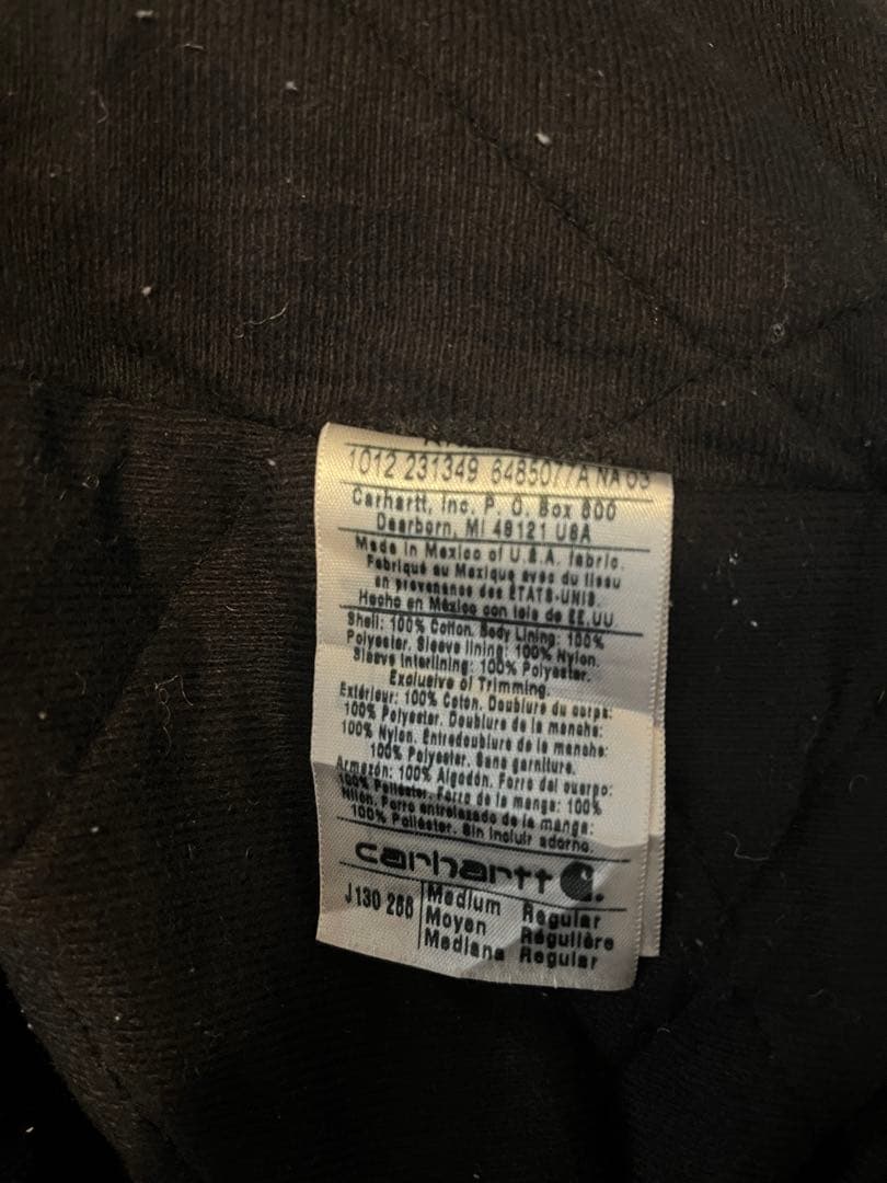t*n様 carhartt アクティブジャケット　ダック地　メキシコ　170〜1