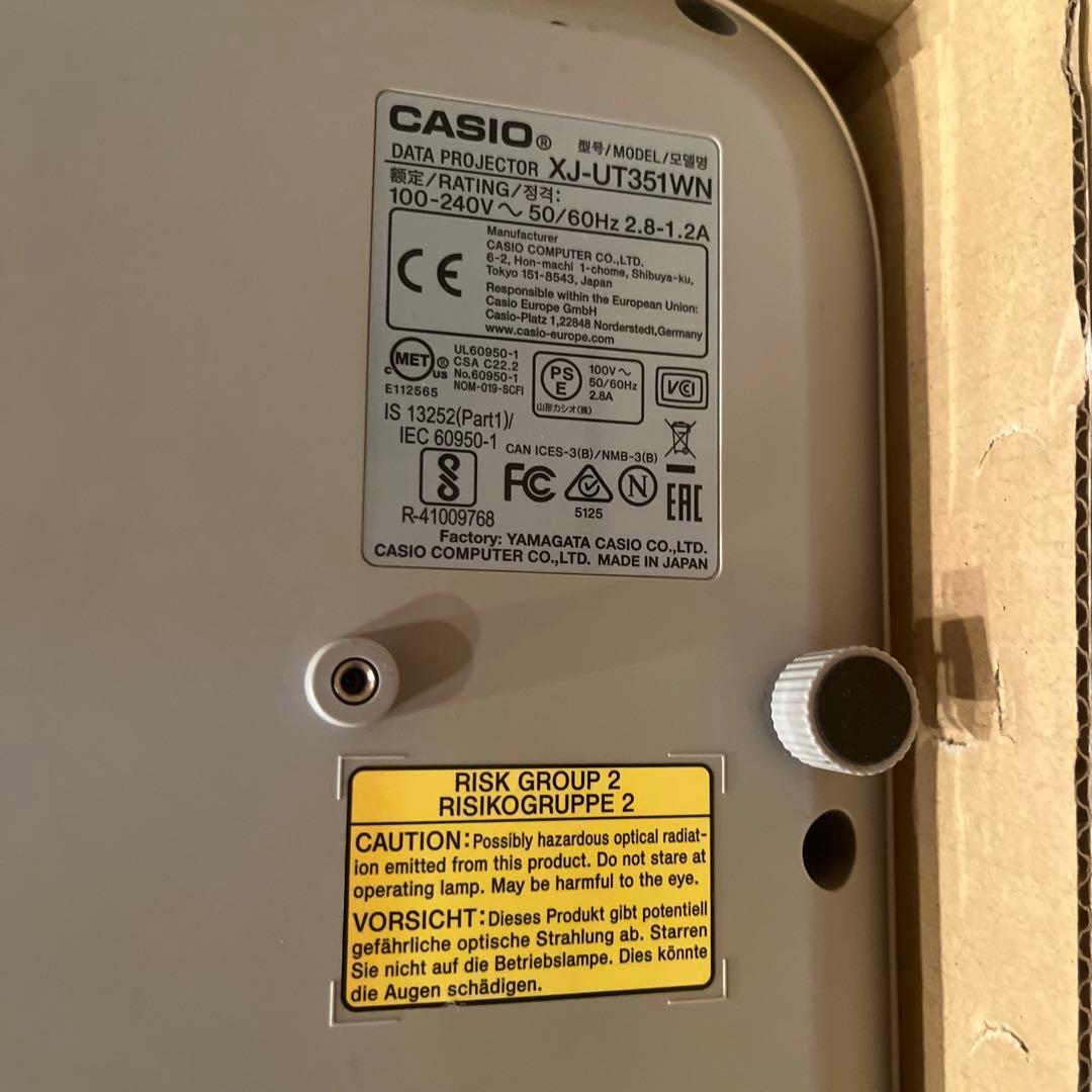 CASIO XJ-UT351WN プロジェクター　動作確認済み