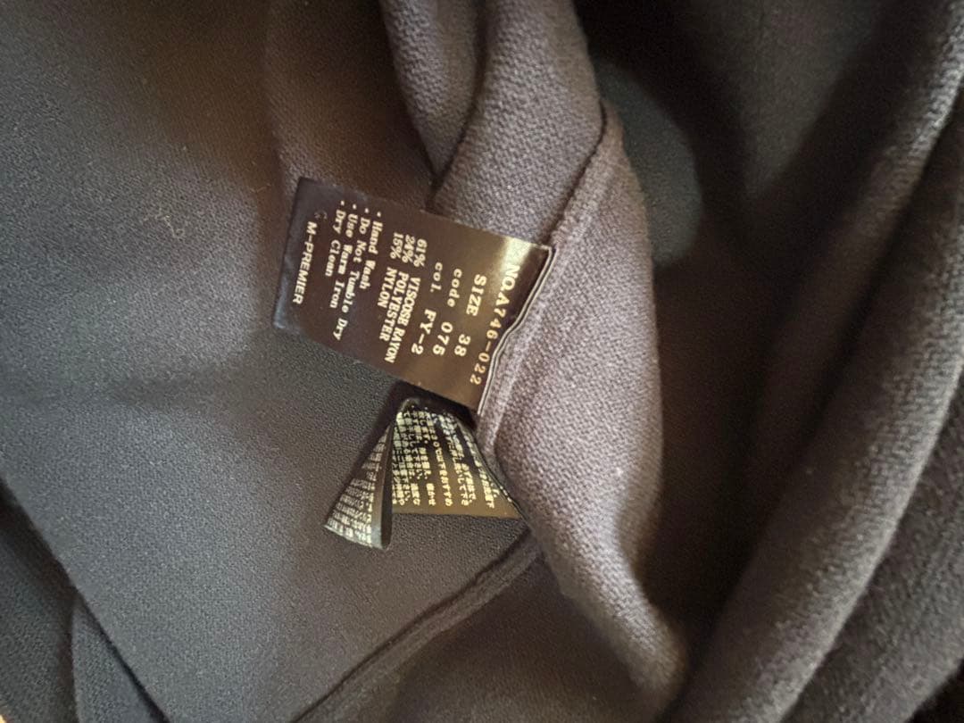 M-PREMIER ネイビーワンピース 02